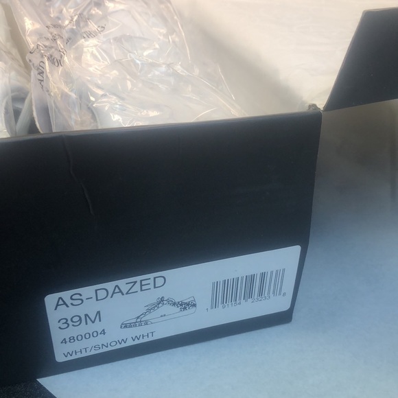 NIB Ash As Dazed white leather and suede sneaker 39 EU 9 US - Picture 10 of 11